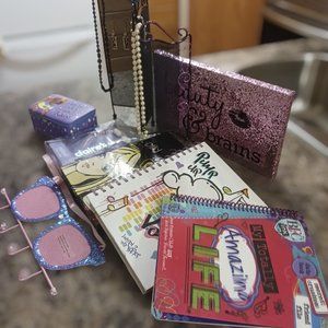 Teenage Girls  Make Up Jewelry Display and Journal Bundle